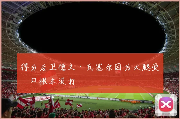 得分后卫德文·瓦塞尔因为大腿受伤根本没打