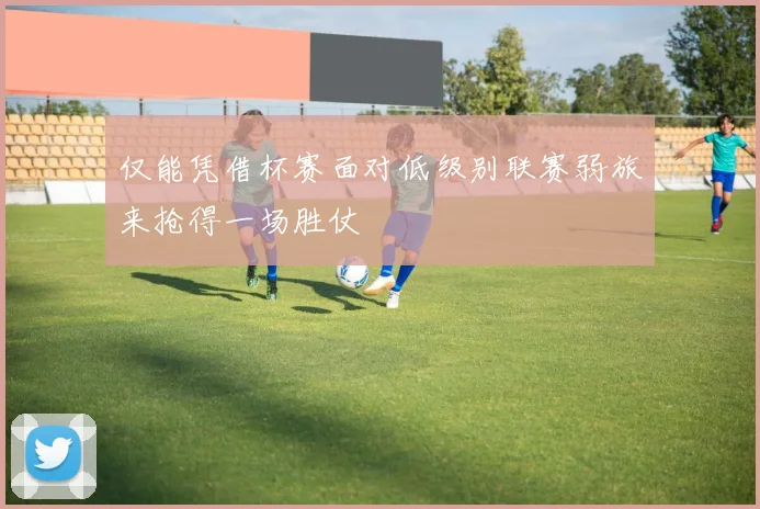仅能凭借杯赛面对低级别联赛弱旅来抢得一场胜仗